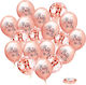 Set of 10 Balloons Latex Pink 30cm