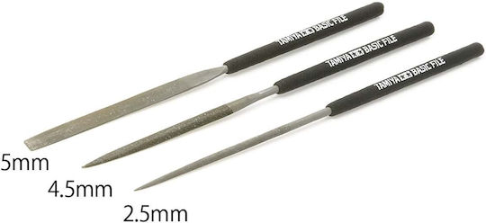 Tamiya Basic File Set 3pcs Λίμες Μοντελισμού Tamiya Σετ 3τεμ
