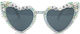Ochelari Decorativi Flippy Mireasa De Viitor Model Perle Diamante Nuntă Fabricat Buc 15.3 X 5.7 X 14.5 Cm Alb