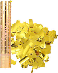 Confetti Tube Flippy Party Popper 30x5 Cm Fire-resistant Glossy Confetti Twist To Release Gold