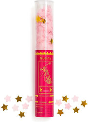 Konfettikanonen mit Rosa Sterne in Form