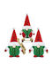 Weihnachtsfiguren Weihnachtsdekoration Elf 3 Stücke 17x10x7cm