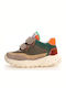 Kids Sneakers with Scratch Brown