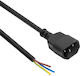 Akyga IEC C14 - IEC C14 Kabel 1.8m Schwarz (AK-OT-09C)