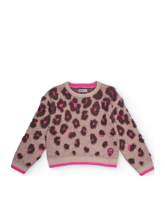 Kinderpullover Langarm Beige