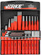 Verke V87002 Set Instrumente Mici Diverse cu Mâner Metalic 12 Bucăți
