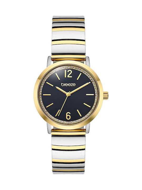 Breeze Crystals Women's Watch with Silver Metal...