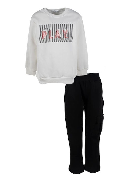Nek Kids Wear Σετ Φόρμας Λευκό