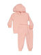 Kids Sweatpants Set Pink 2pcs