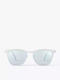 Izipizi Unisex Sunglasses with Gray Plastic Frame and Gray Lens