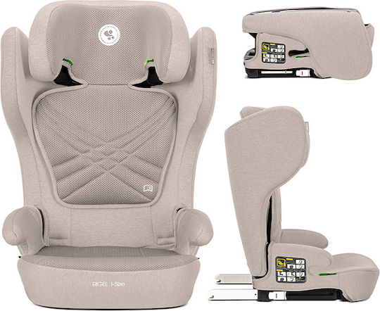 Lorelli Rigel Καθισματάκι Αυτοκινήτου High-back Booster i-Size με Isofix Beige 15-36 kg