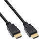 InLine Speed Ethernet HDMI 2.0 Premium High Speed 4K 60Hz HDR Кабел HDMI Мъжки - HDMI Мъжки 1м Черен