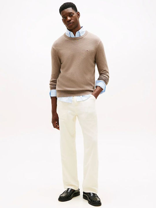 Tommy Hilfiger Langarm Pullover Coastal Taupe H...