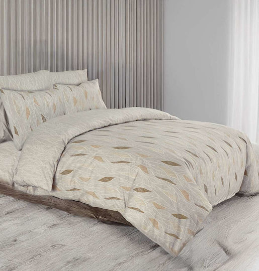 Espree Σετ Σεντόνια King Size 280x270εκ. Beige (4τμχ)