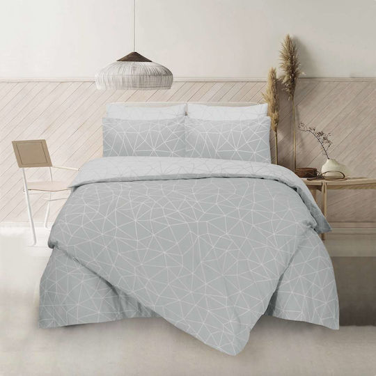 Espree Sheet Sets Single with Elastic 100x200+35cm. Grey 3pcs