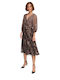 Wrap Dress Brown DD3GI70A BNM