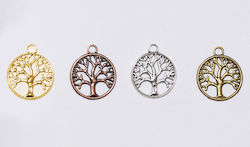 Metal Tree Of Life 20mm 0517799 Anti Copper 100 Pieces