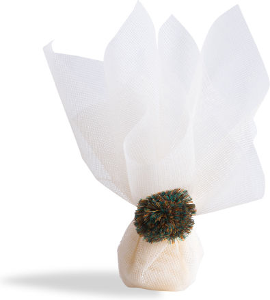 Beauty Home Fabric for Wedding Favors Green 50pcs