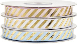 40813-83 Band Gestreift Light Blue 20meters mit...