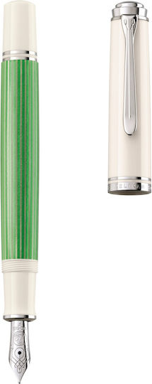 Pelikan Souverän M605 Писалка Extra Fine Зелена с Червено Мастило