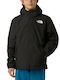 Waterproof Kids' Sports Jacket Windproof with Lining & Hood Black Antora