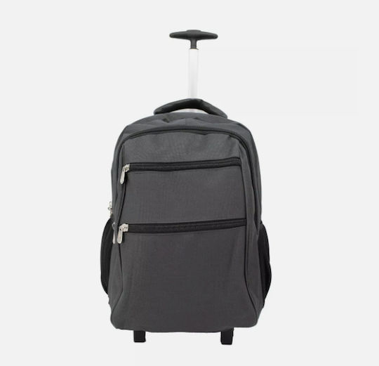 Ormi Sack Voyage Back 30lt Gray with Wheels Fabric L50xW19xH34cm