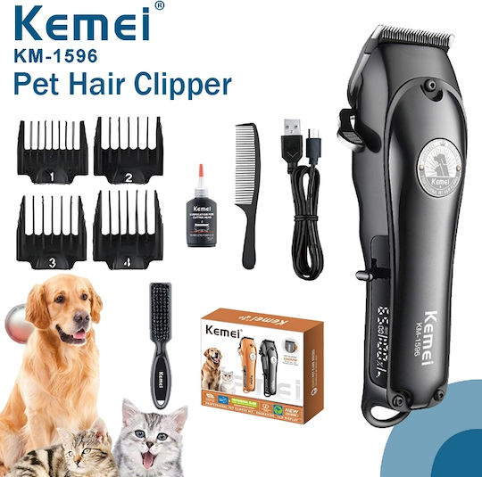 Kemei Dog Grooming Clippers Rechargeable