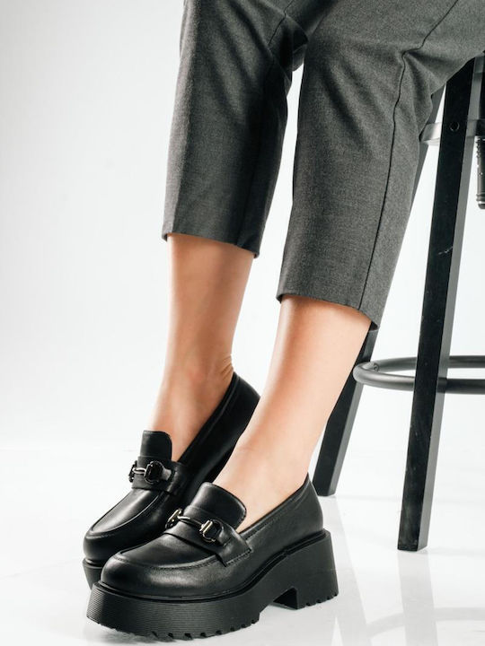 Γυναικεία Loafers σε Μαύρο Χρώμα