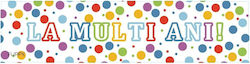 Banner De Ziua De Naștere Flippy Colecția Happy Birthday 98 X 24 Cm Multicolor Banner De Ziua De Naștere Flippy Colecția Happy Birthday 98 X 24 Cm Multicolor