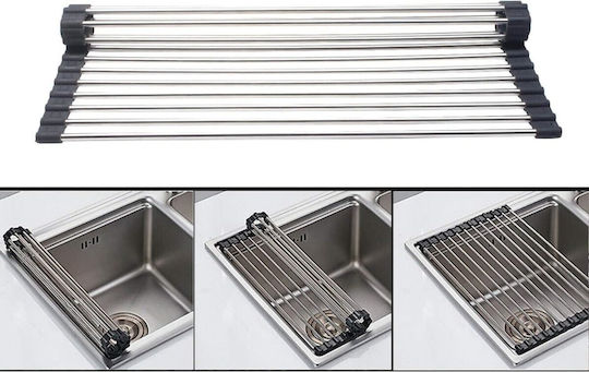 Grătar Pentru Chiuvetă Inox Gri 47x36cm