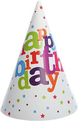 Set 6 Pălării De Petrecere Flippy Happy Birthday Colecție Multicoloră