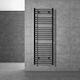LuxeBath Șină electrică pentru prosoape 900W 150x50cm Negru