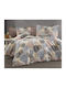 MayHome Bettbezug-Set Einzelbett mit Kissenbezug 160x240 Geometric