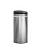 HomCom Waste Bin from Stainless Steel with Sensor Black 42lt