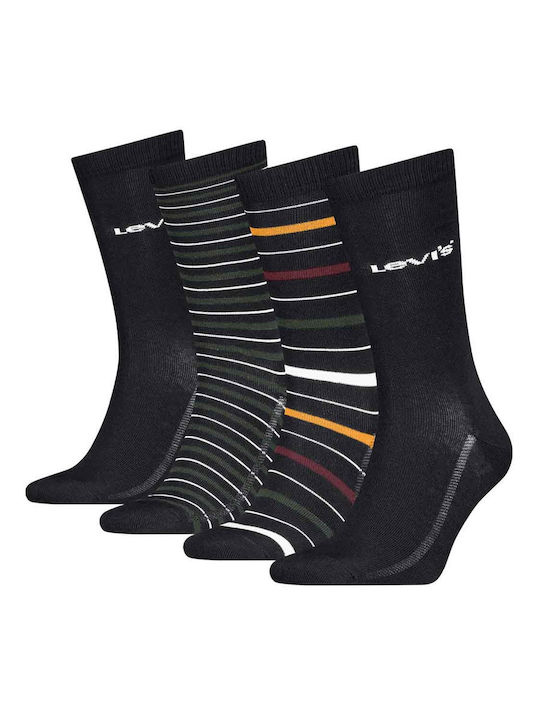 Levi's Combo Bărbați Șosete Black 4Pachet