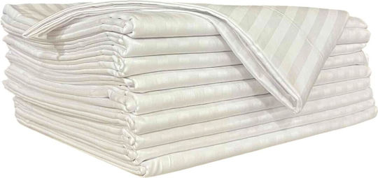 Decotelia Hotel Bettlaken King Satin Stripe Angepasst 80% Baumwolle 220 Tc 280x280