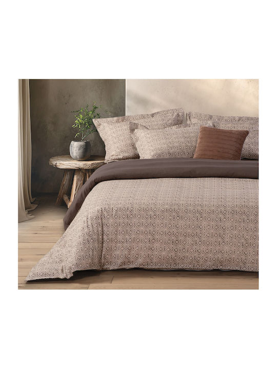 Nef-Nef Homeware Пухено Куинсайз 240x230бр Cardynal Beige/grey 300 г/м²Gsm