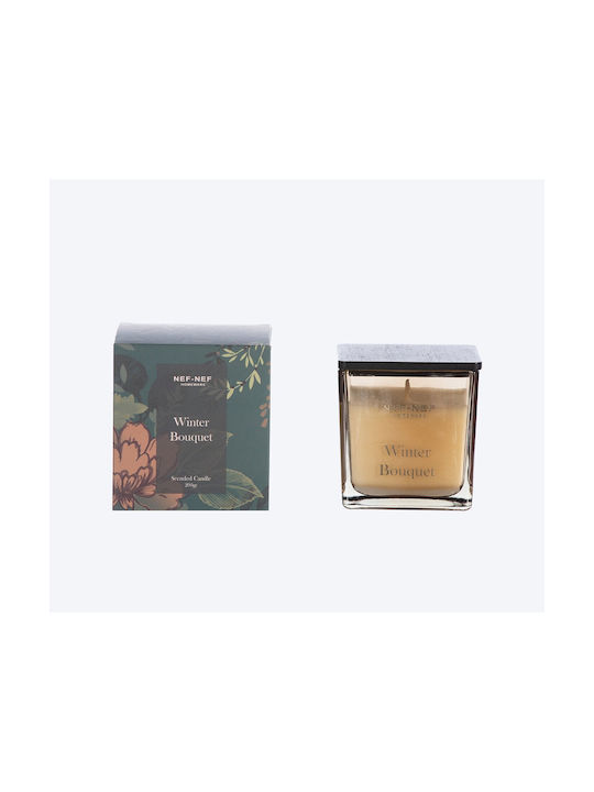 Aromatisches Kerze Winter Bouquet 200gr Nef-nef Home Wear Petrol Blau
