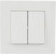 Mutlusan Rita Wall Switch Two-Way with Frame White