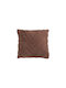 Nef-Nef Homeware Sofa Cushion Berien Fleece Brown 45x45cm