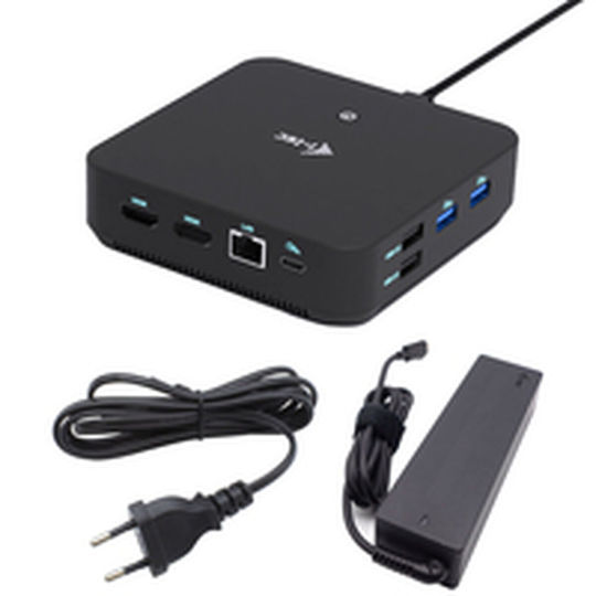 i-tec USB-A Docking Station with 4K PD Ethernet Black (C31TRIVIDPRO100W)