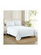 Espree Solid Kissenbezug-Set White 52x72cm.