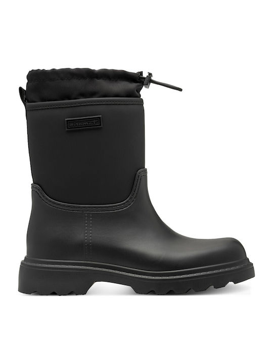 Tamaris Women's Short Wellies Black