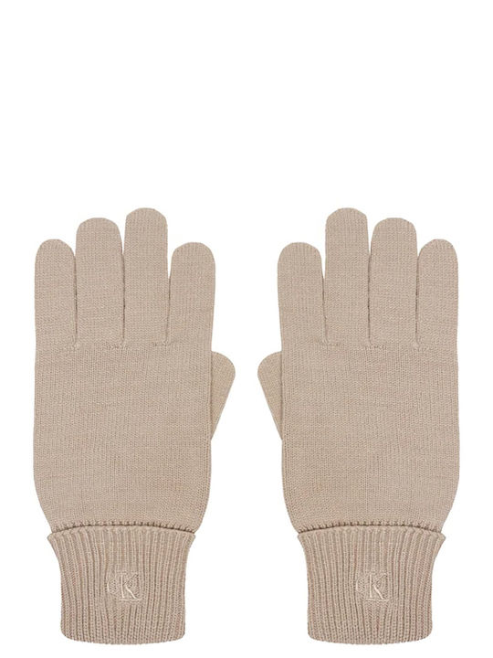 Calvin Klein Unisex Knitted Gloves Gray