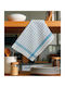 Linea Home Towel from 100% Cotton in Blue Color 50x70cm