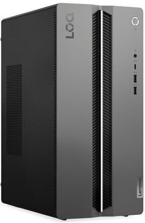 Lenovo LOQ Tower 17IAX10 Гейминг Настолен Компютър (Ultra 7-255HX/32GB DDR4/1.0TB SSD/GeForce RTX 5060 Ti/W11 Home) Луна ГрейъндРейвън Черен