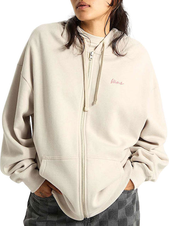 Everyday Os Women's Sweatshirt Jacket Hooded Oatmeal