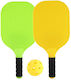 Set De Joc Ping Pong Flippy 2 Rachete 1 Minge 6+ Ani 37.5 X 18 X 3 Cm Galben Verde