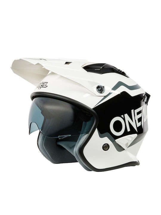 O'Neal Volt Corp White/black V.25 Motorcycle Helmet Jet DOT / ECE 22.06 with Sunvisor