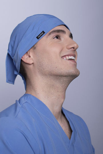 Numascrubs Men's Light Blue Surgical Cap